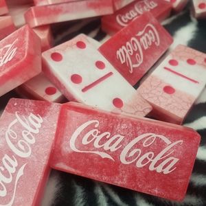 Handmade dominoes made with resin